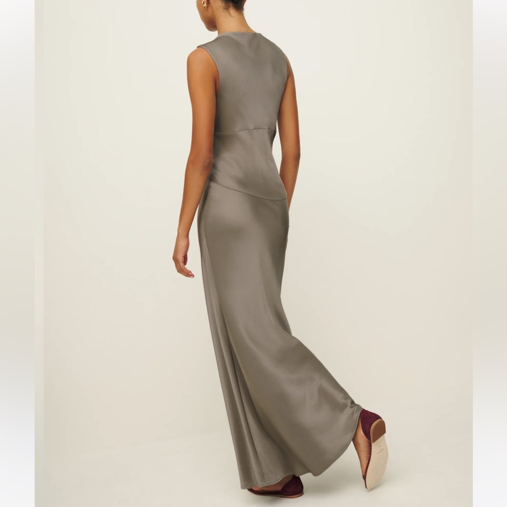 NEW NWT Reformation Dessa Satin Dress - Picture 3 of 5